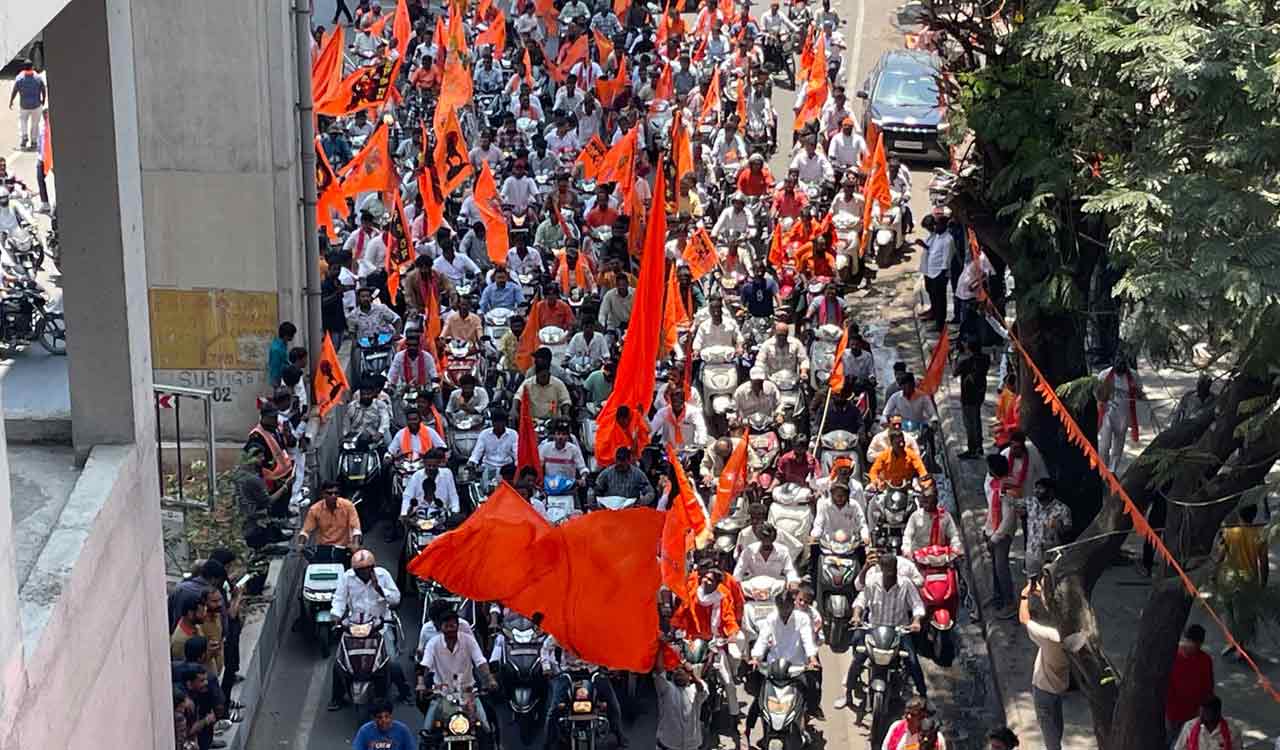 Veer Hanuman Jayanthi procession begins in Hyderabad amid tight security