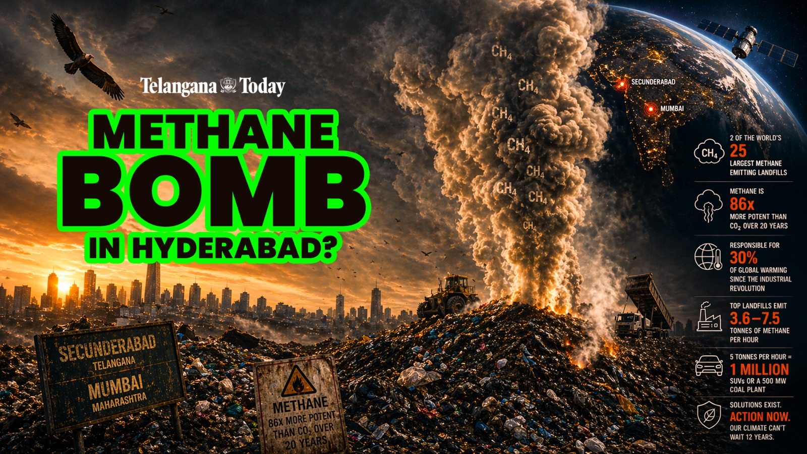 Watch | Hyderabad Among World’s Top Methane Emitters