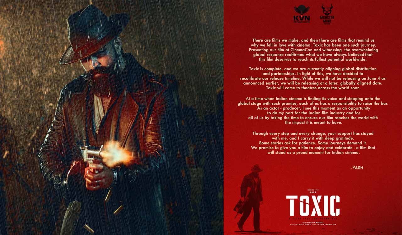 Yash’s ‘Toxic’ release postponed after strong response at CinemaCon