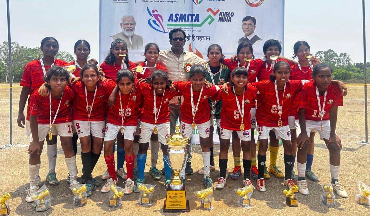 Karimnagar FA wins Asmita Under-16 women’s football title