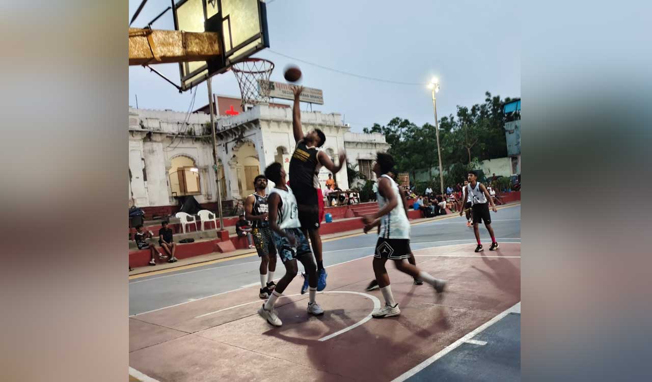 GHMC Sanathnagar beat G9 to reach semi-finals in basketball tournament