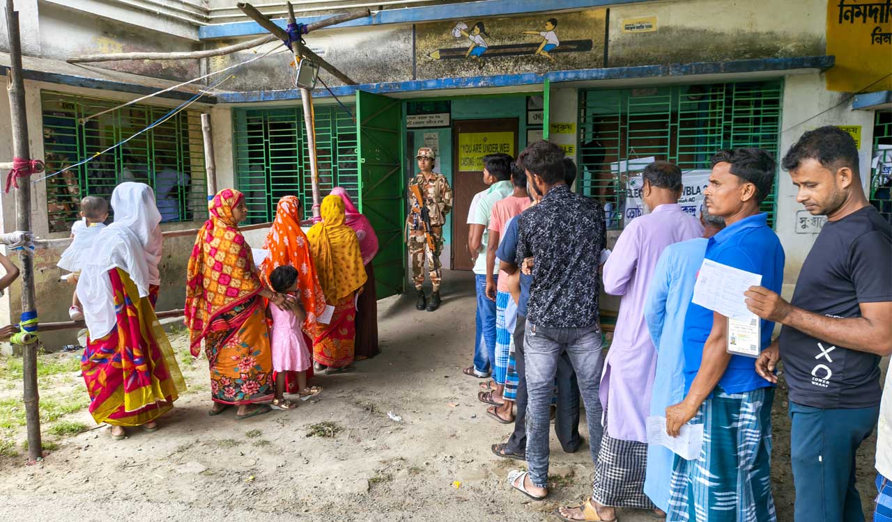 West Bengal poll phase records 61.11 per cent turnout till 1 p.m.