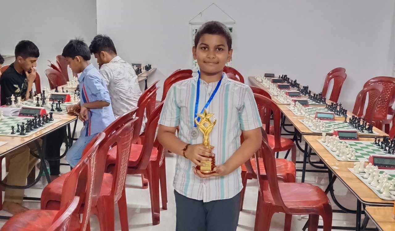 Sai Sathvik Jayampu wins A2H chess academy tournament