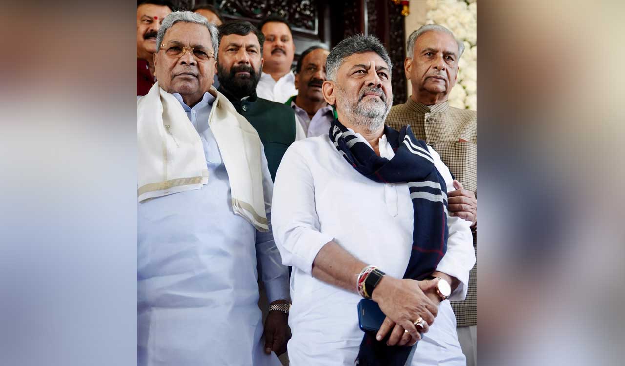 Shivakumar in Delhi, Siddaramaiah holds key meeting in Bengaluru