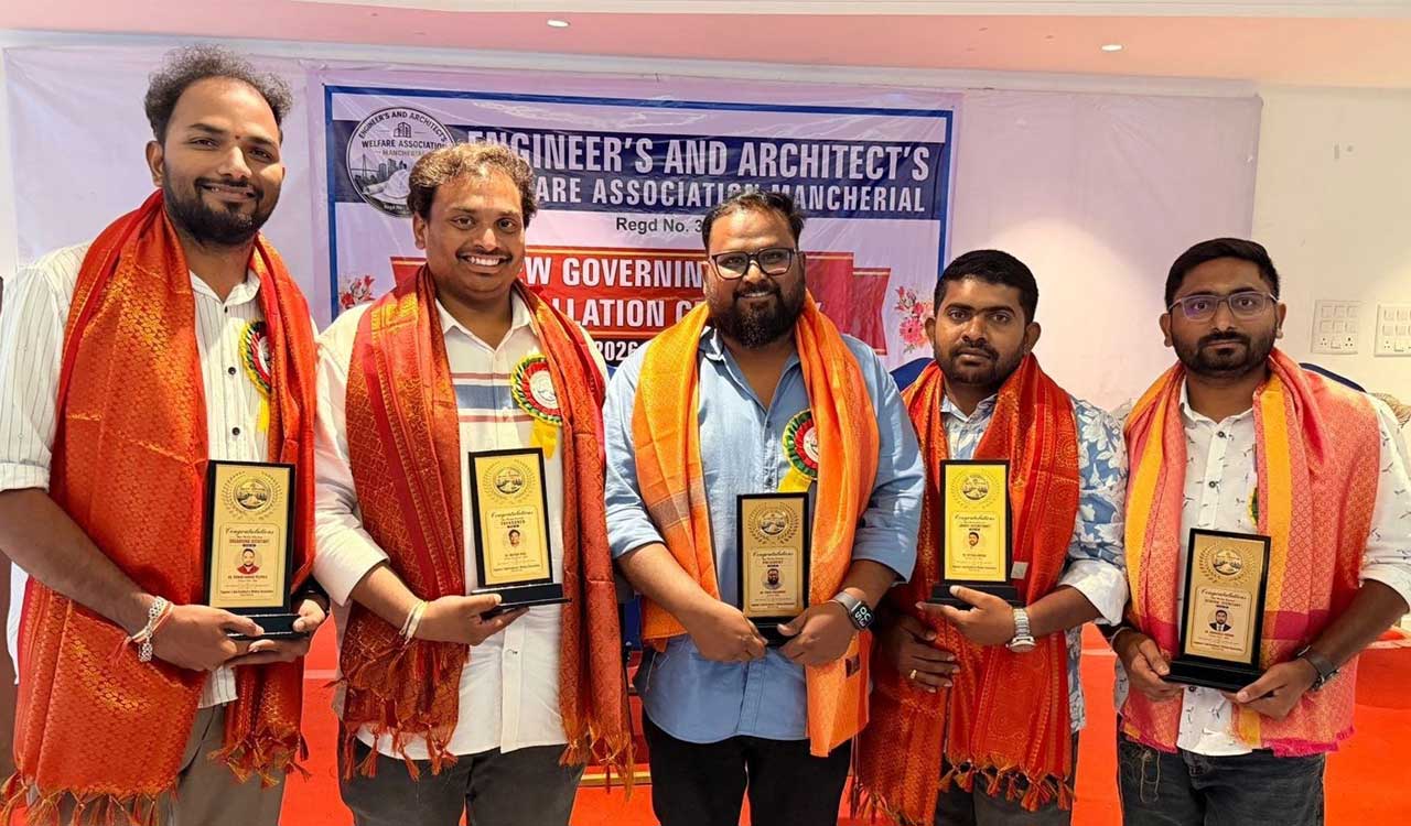 Mancherial Architects, Engineers Association’s office bearers elected