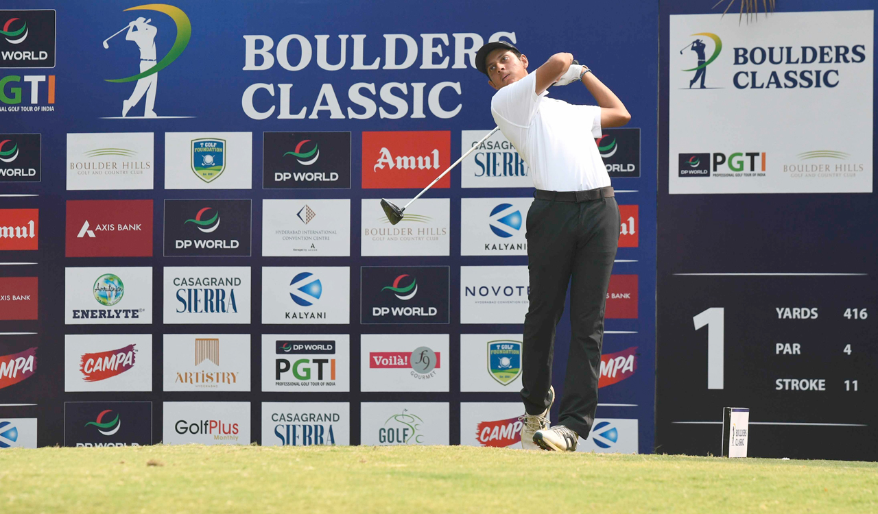 Vishesh takes one-shot lead in opening round of inaugural Boulders Classic