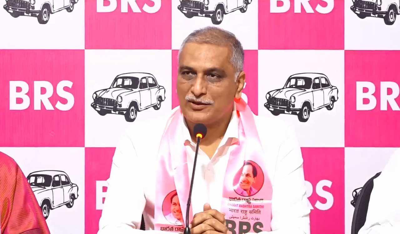 Harish Rao slams Congress rule in Telangana over governance