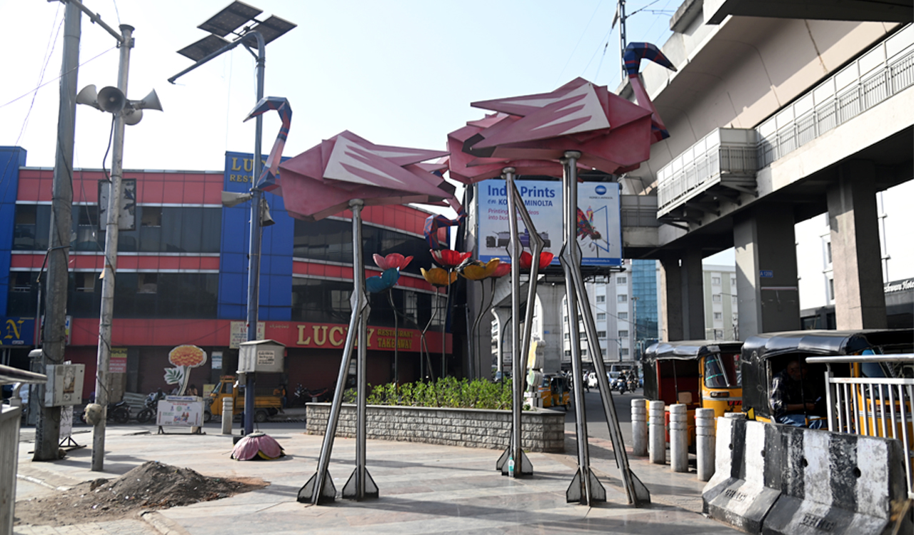 City Beautification: Hyderabad installs animal sculptures across major junctions