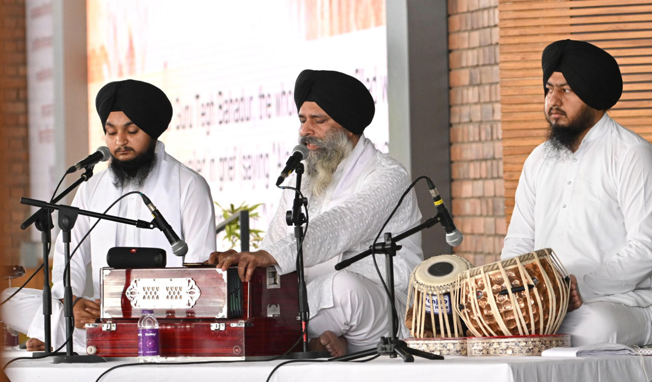 Guru Tegh Bahadur’s 350th martyrdom anniversary observed at Kanha Shanti Vanam