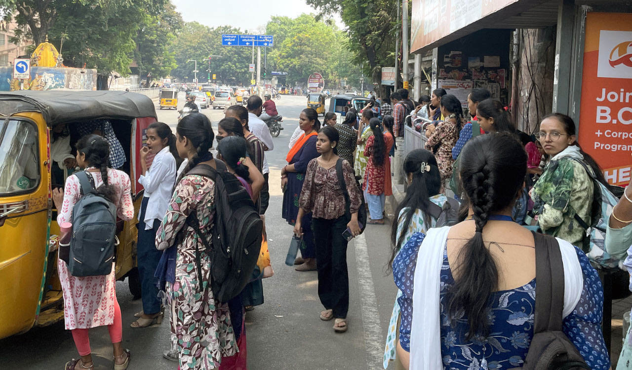 RTC strike cripples Telangana, commuters continue to bear the brunt on third day