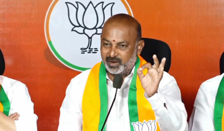 BRS demands Bandi Sanjay’s dismissal after POCSO case against son