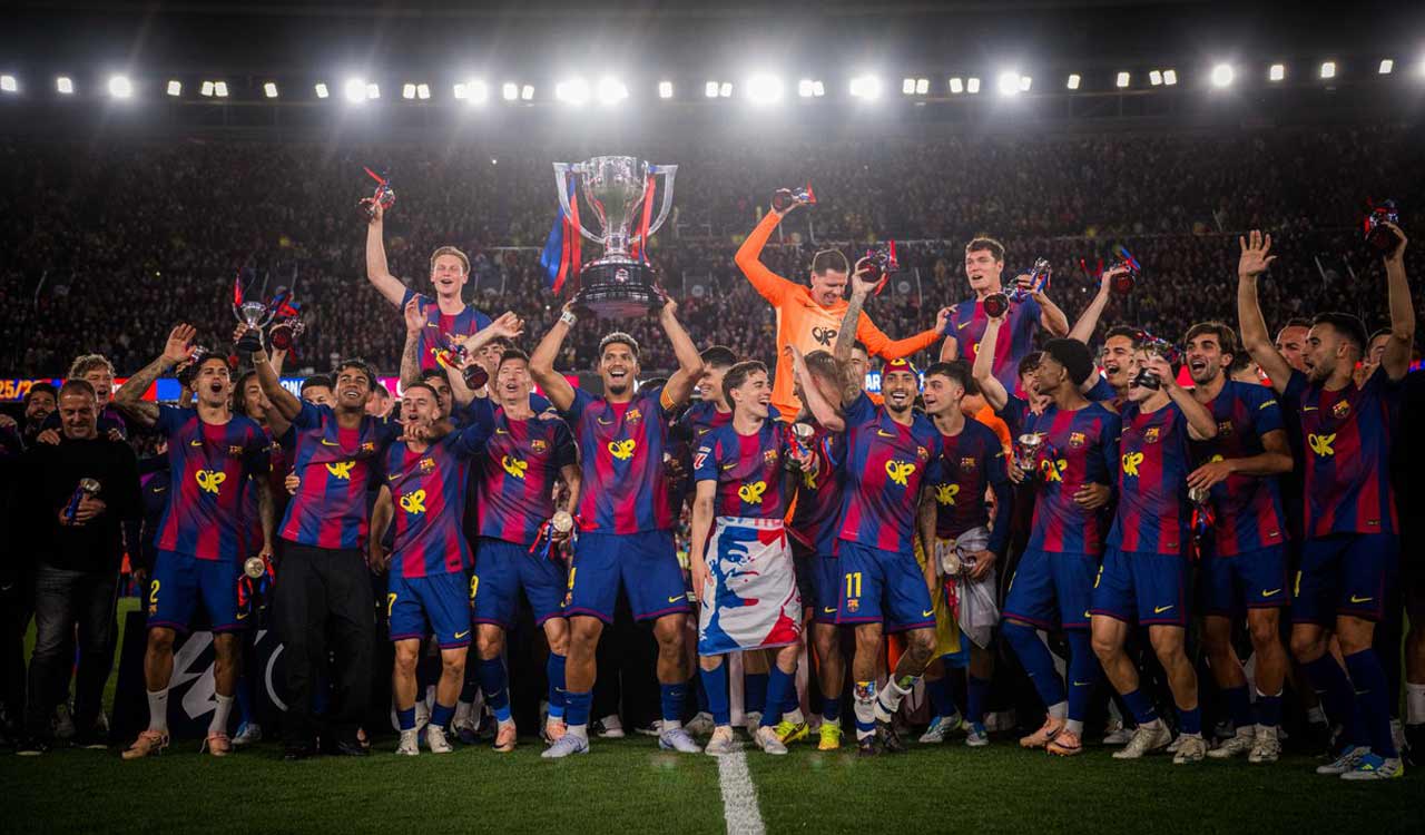 Barcelona clinches 2025-26 La Liga title with 2-0 win over Real Madrid