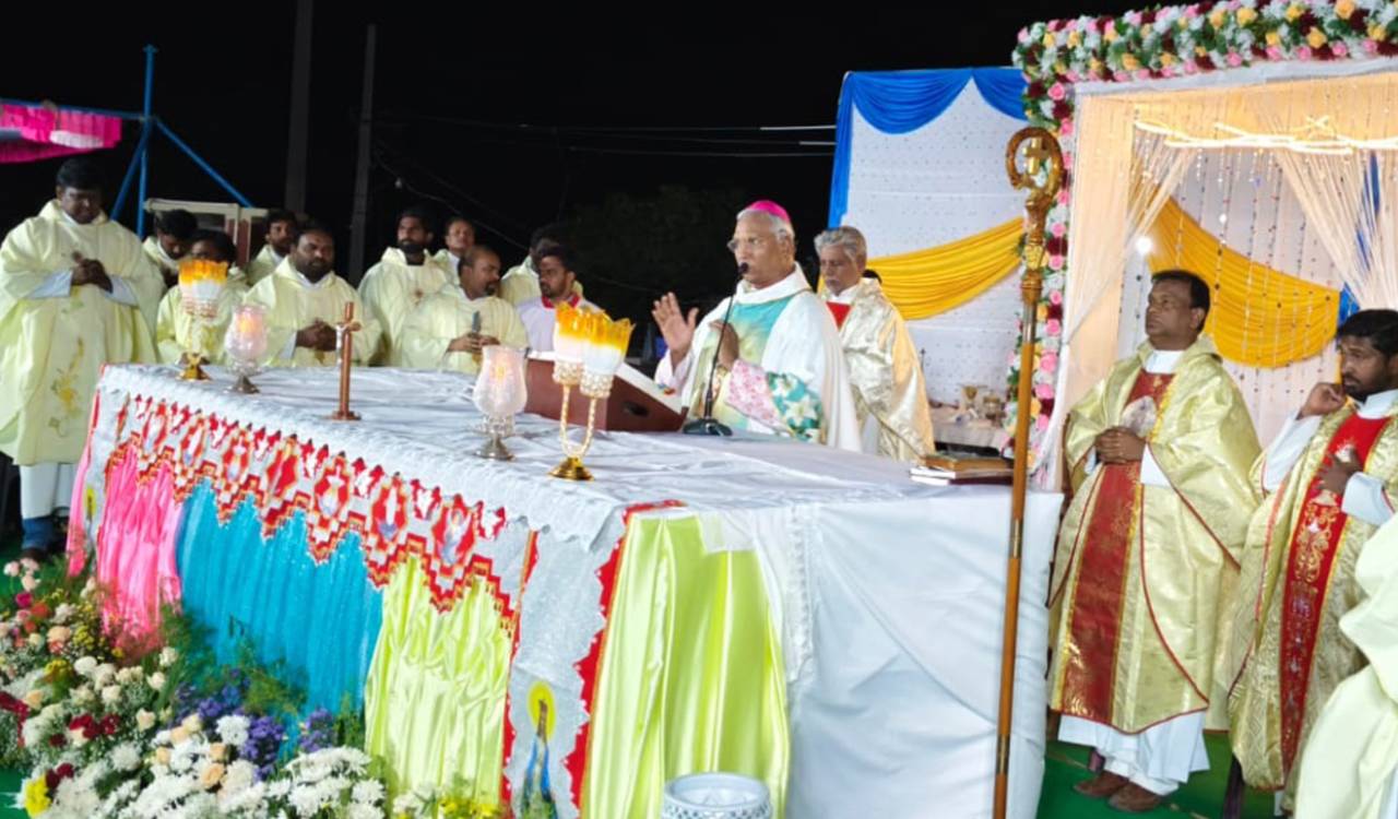 Khammam: Annual feast at Palair shrine draws large gathering of devotees