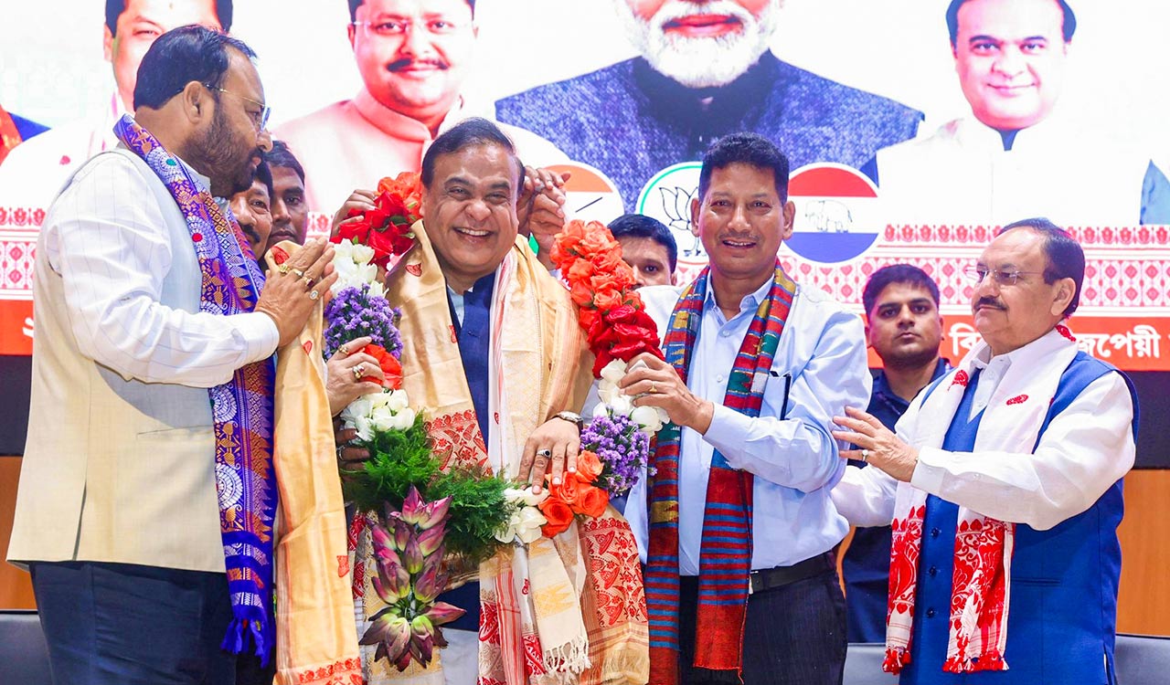 Himanta Sarma stakes claim to form next Assam govt, oath ceremony on May 12