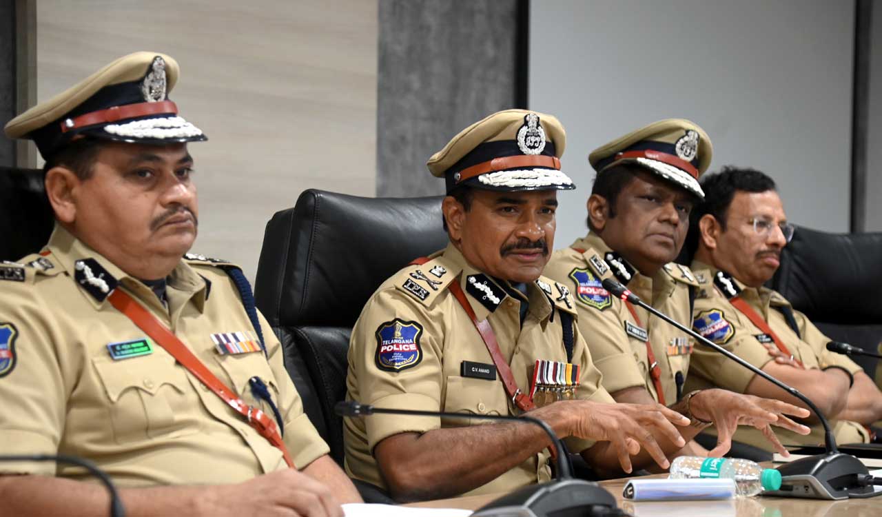 CV Anand takes charge as Telangana DGP