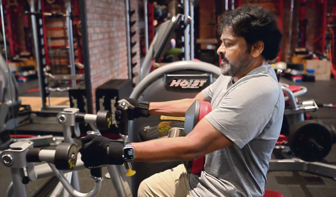 Chiranjeevi trains intensely for Mega158, shares gym video ahead of film launch