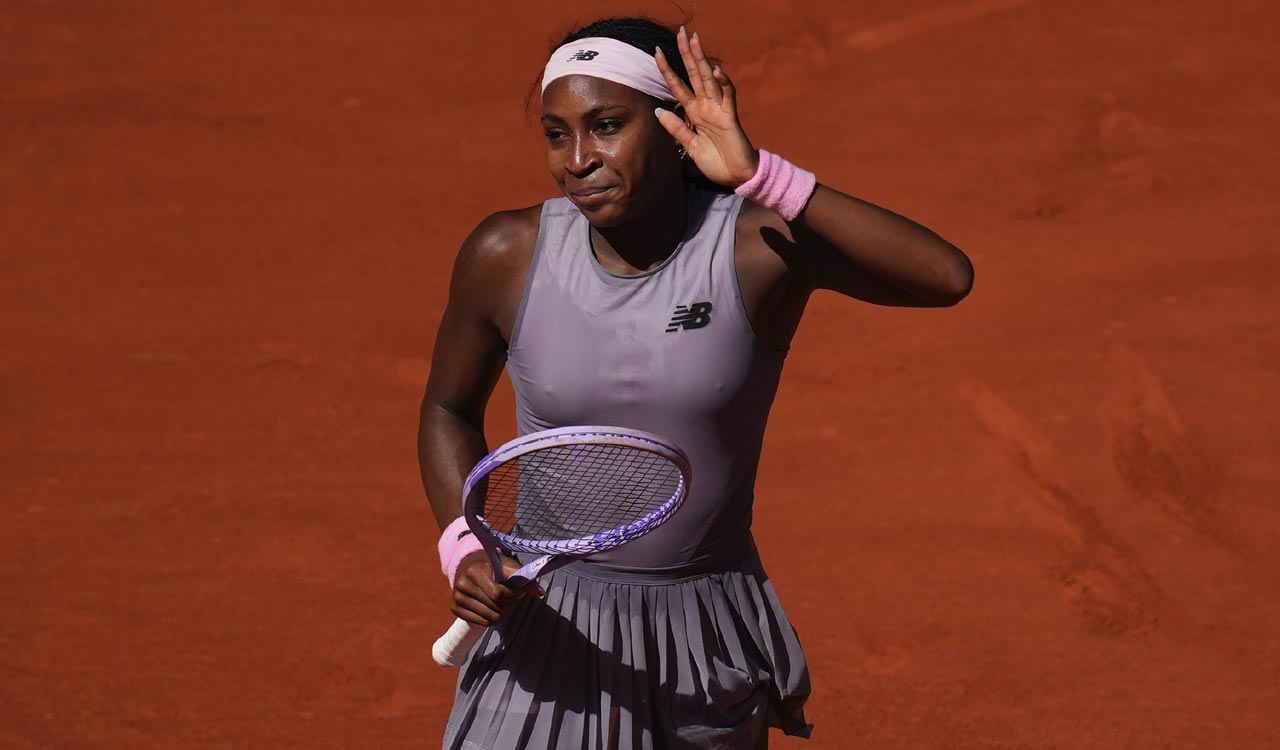 Coco Gauff begins French Open title defence with straight sets win over Taylor Townsend