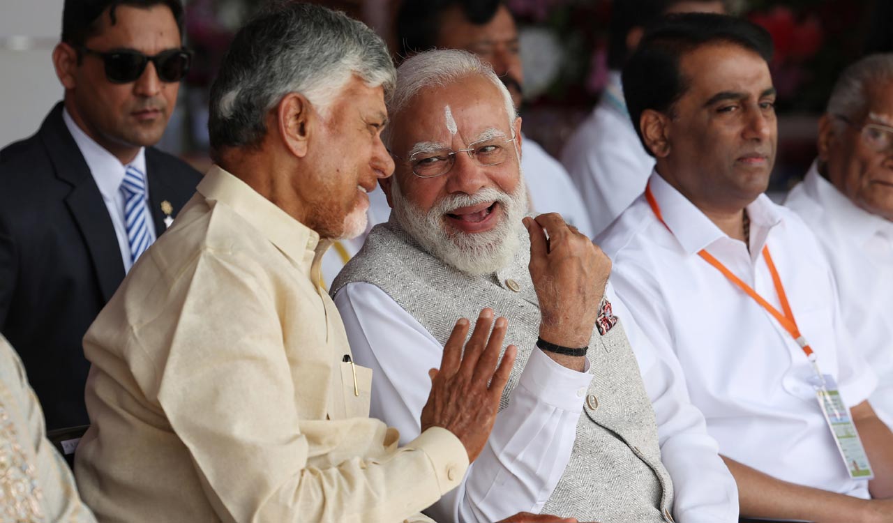 Deeply honoured to welcome PM at our residence: Chandrababu Naidu