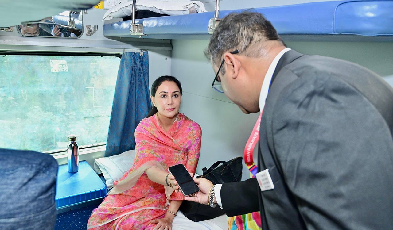 Rajasthan Dy CM Diya Kumari travels by train following PM Modi’s fuel conservation appeal