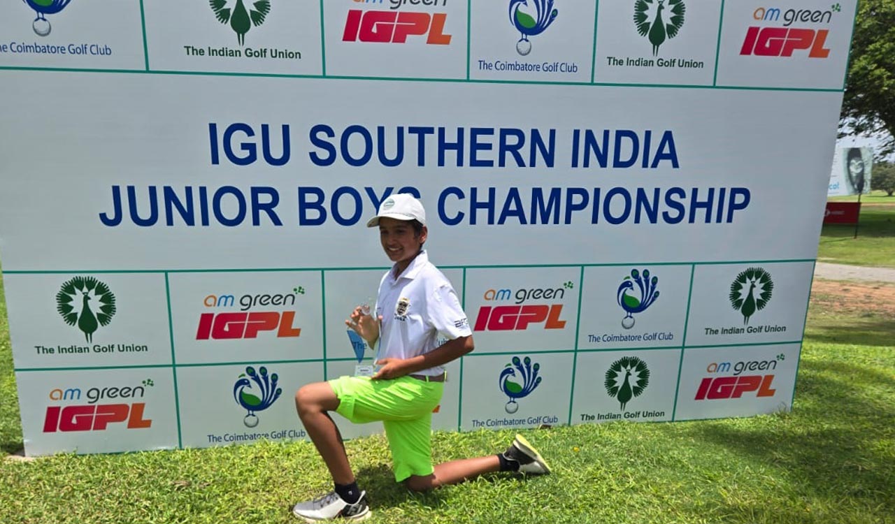 Vihaan Jain extends lead at IGU Southern India Junior Boys Golf Championship