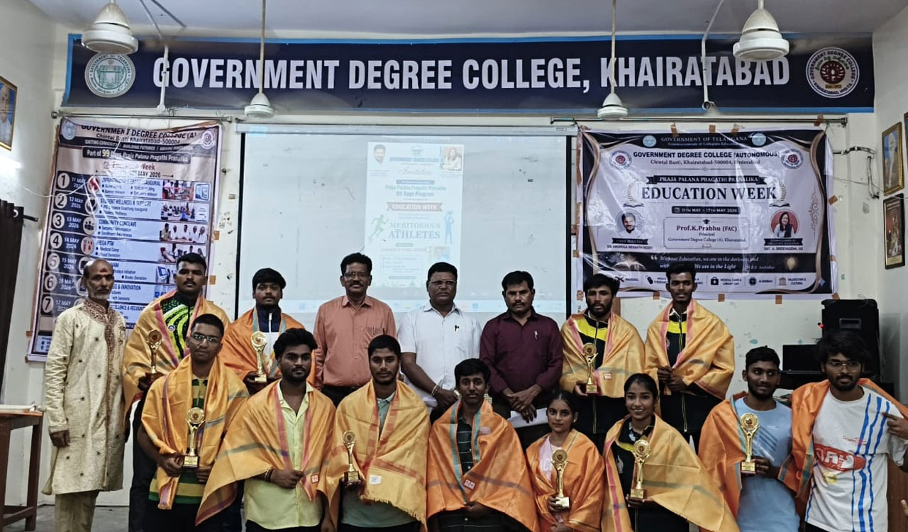Khairatabad Government Degree College conducts week-long education programme