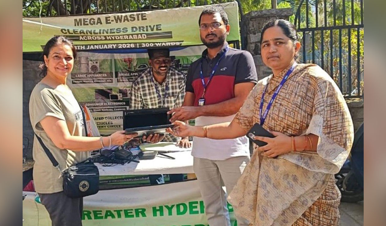 GHMC conducts special e-waste collection drive across Hyderabad