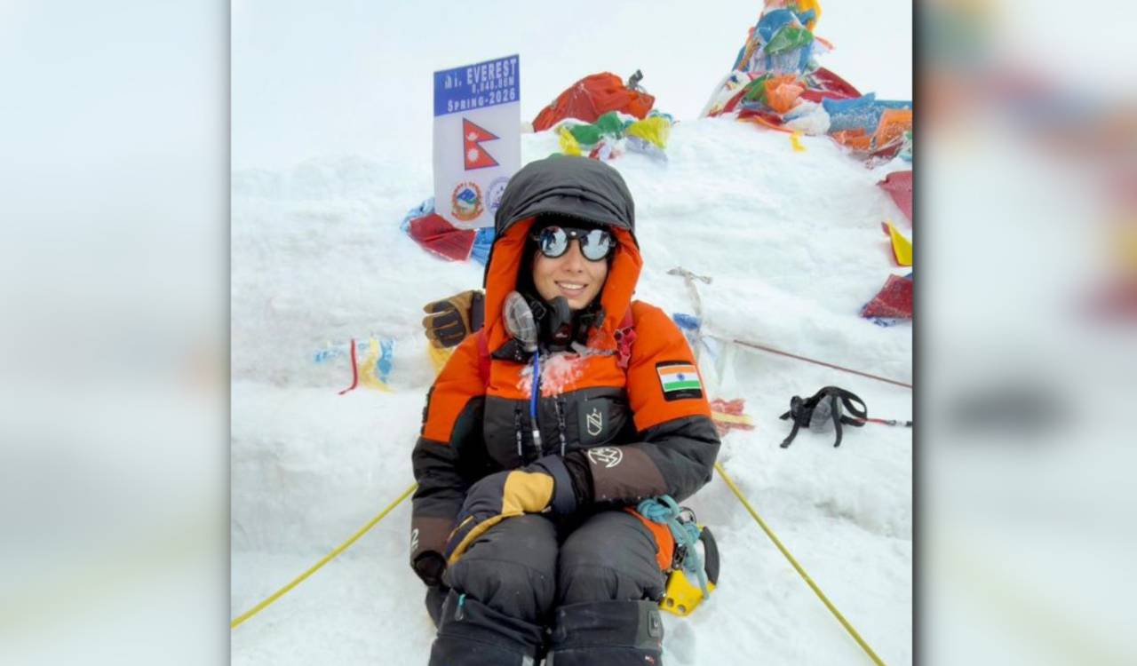 Indian banker from Dubai Shradha Gupta conquers Mount Everest