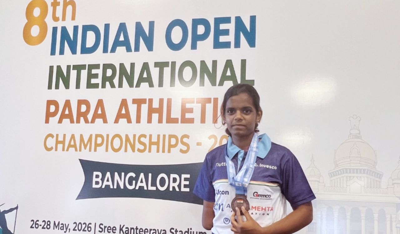 Teen para-athlete H.U. Shivani clinches two bronze medals at Indian Open international championship