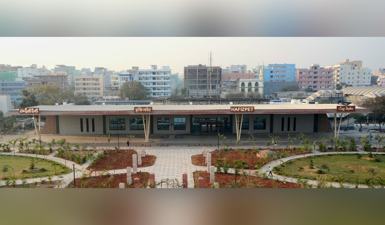 Hafizpet Railway Station redevelopment nears completion