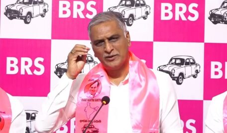 Harish Rao alleges Rs 1,000 crore land scam in Shamshabad, seeks SIT or CID probe