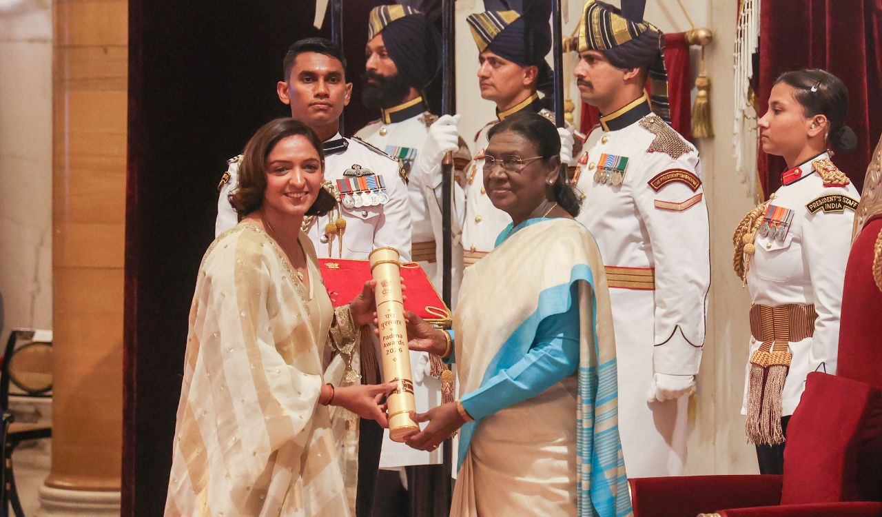 Harmanpreet Kaur conferred Padma Shri by Prez Murmu