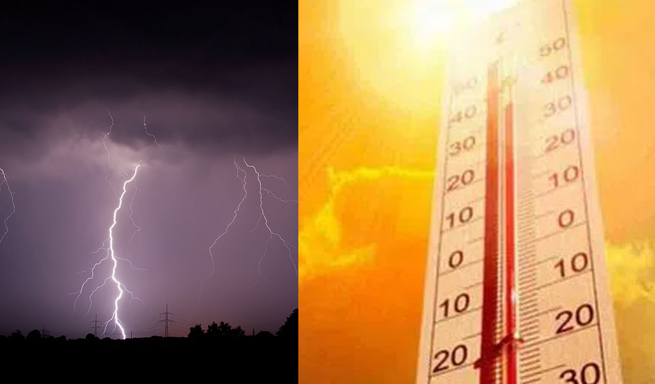 Telangana reels under heatwave as thunderstorms hit several districts