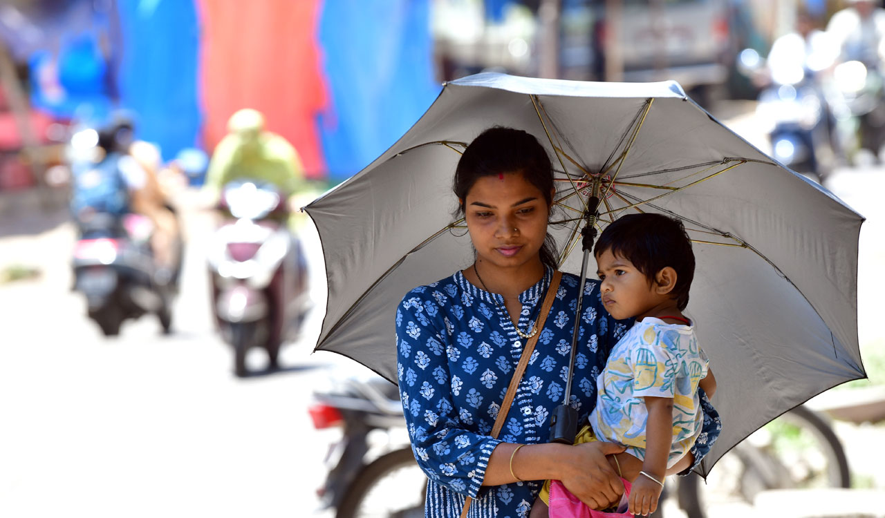 Telangana simmers as heatwave sends temperatures past 46 degrees Celsius