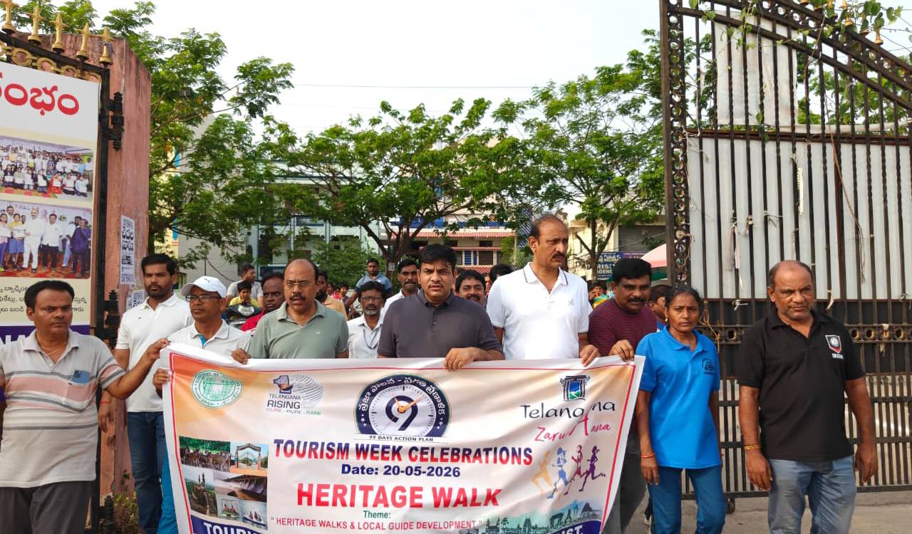 Karimnagar hosts heritage walk under 99-day programme
