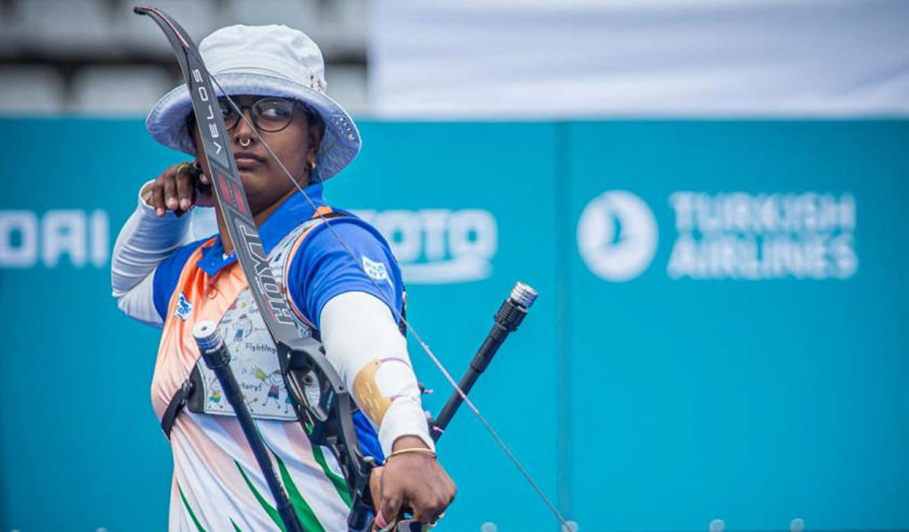 India’s women’s recurve team beats China in shoot-off to win Archery World Cup gold
