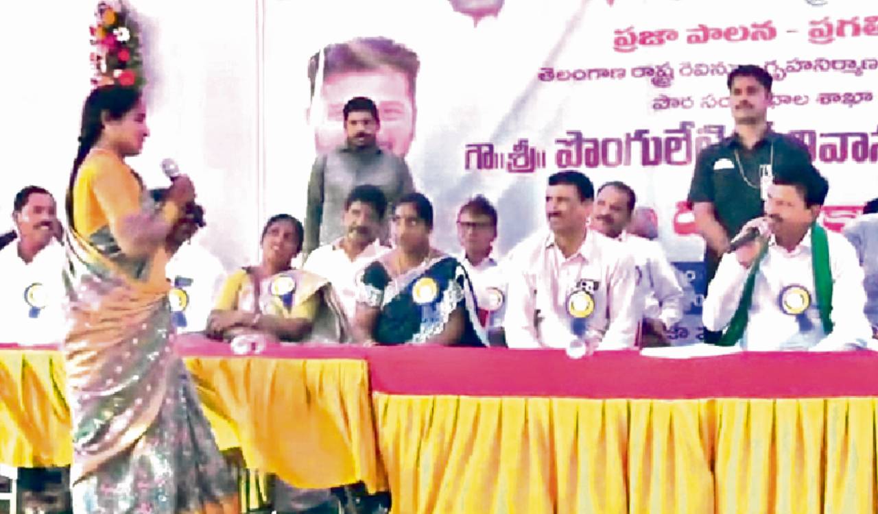 Khammam Indiramma housing allotment sparks row: ‘Poor’ beneficiary’s son abroad, daughter in govt job