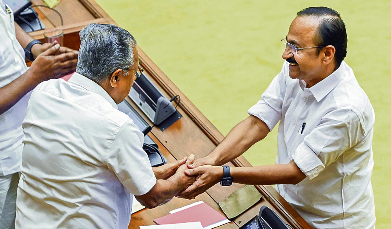 Kerala Assembly swearing-in highlights diversity, camaraderie among rivals