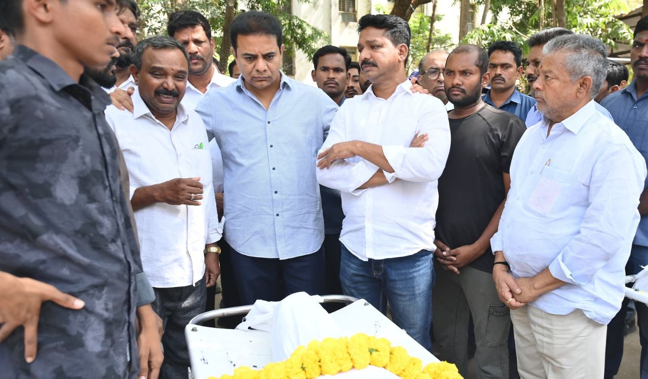 KTR assures all support to the family members of the deceased in ORR accident, pays tributes at OGH