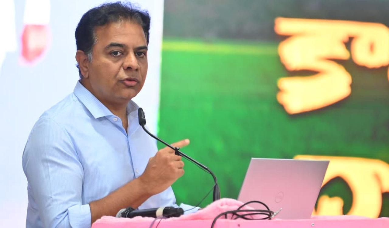KTR takes swipe at BJP, Congress over POCSO case and crime statistics
