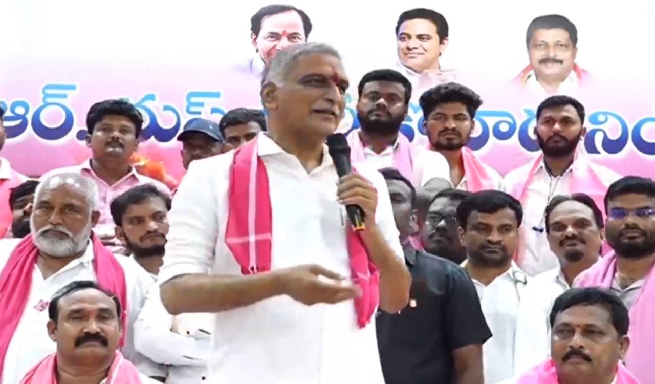 Harish Rao hits out at Congress govt over neglect of welfare measures