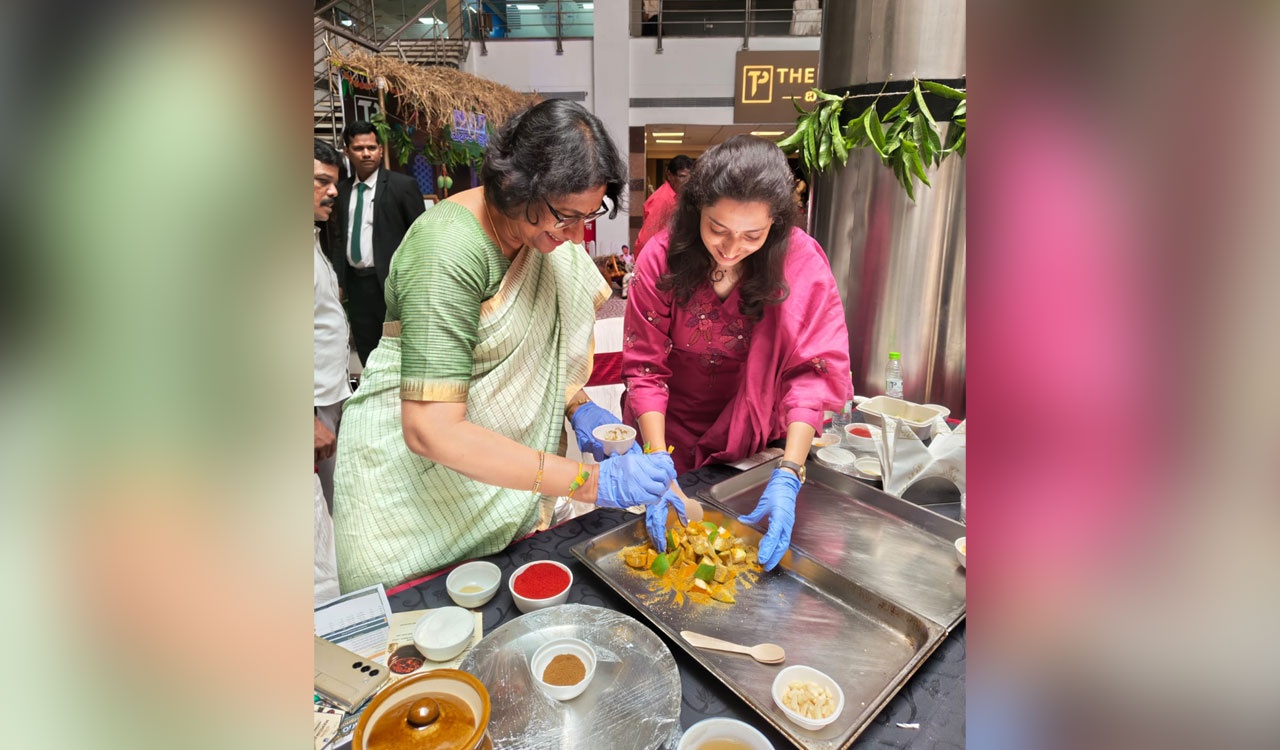 Telangana Tourism hosts traditional mango pickle-making workshop in Hyderabad