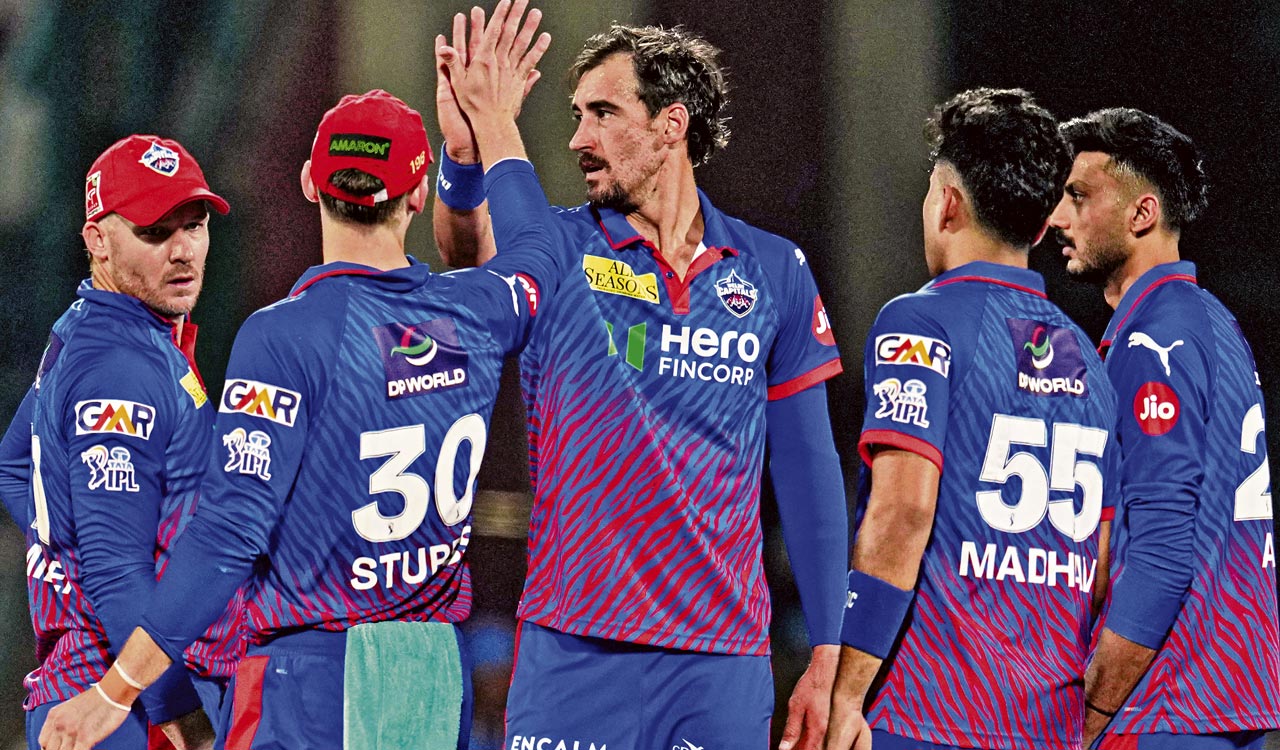 Mitchell Starc’s four-wicket haul powers Delhi Capitals to crucial win over Rajasthan Royals