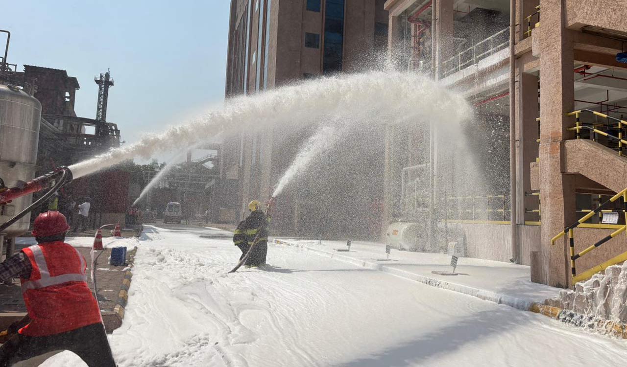 Mock drill conducted at Biocon in Pashamylaram Industrial Area