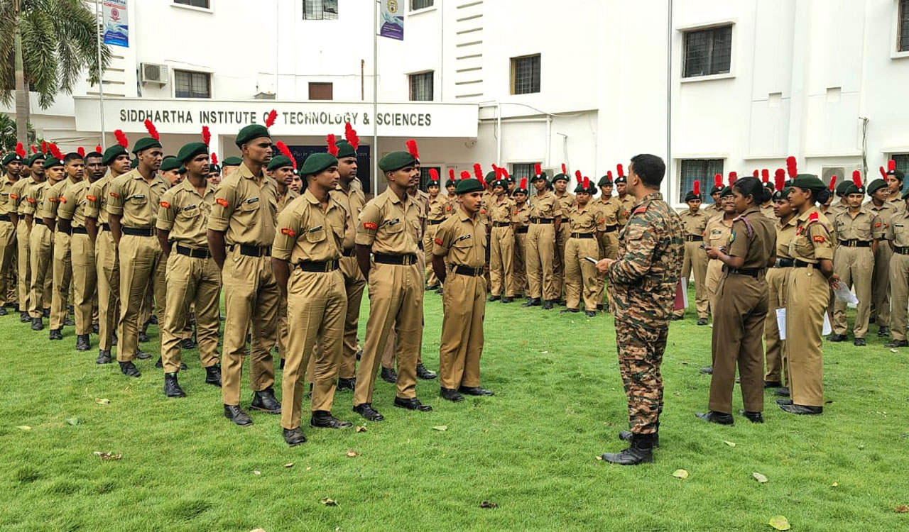 1 Telangana Battalion NCC begins Annual Training Camp in Hyderabad