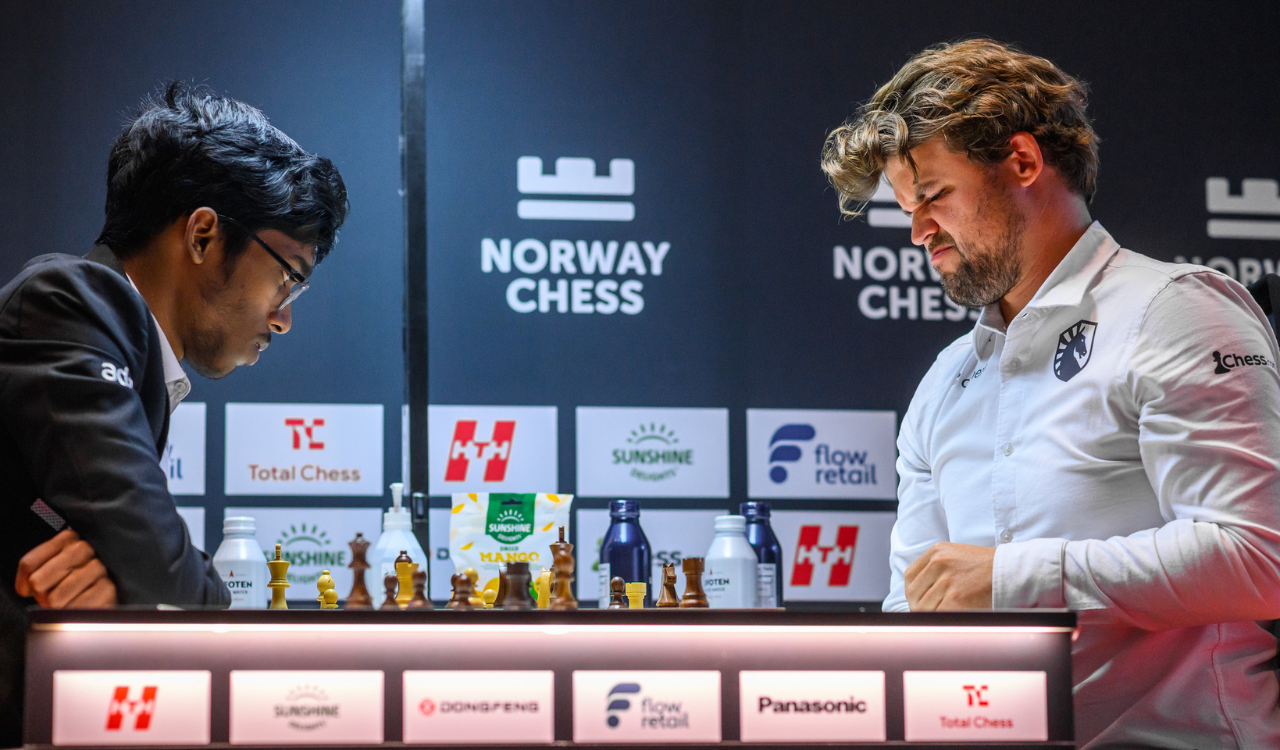 Norway Chess: Praggnanandhaa beats world No.1 Carlsen in rollercoaster round 3
