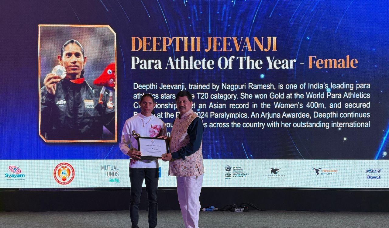Telangana’s Deepthi named ‘best para athlete’