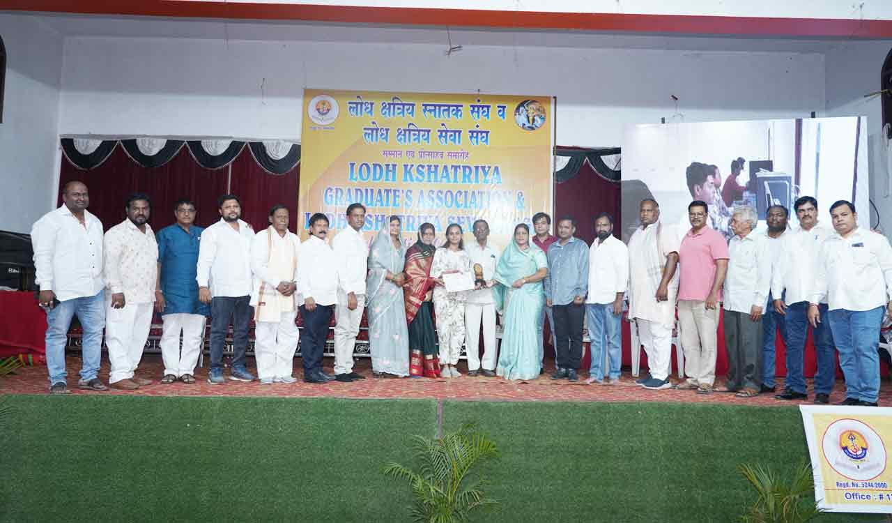 Lodh Kshatriya Associations felicitate meritorious students in Hyderabad