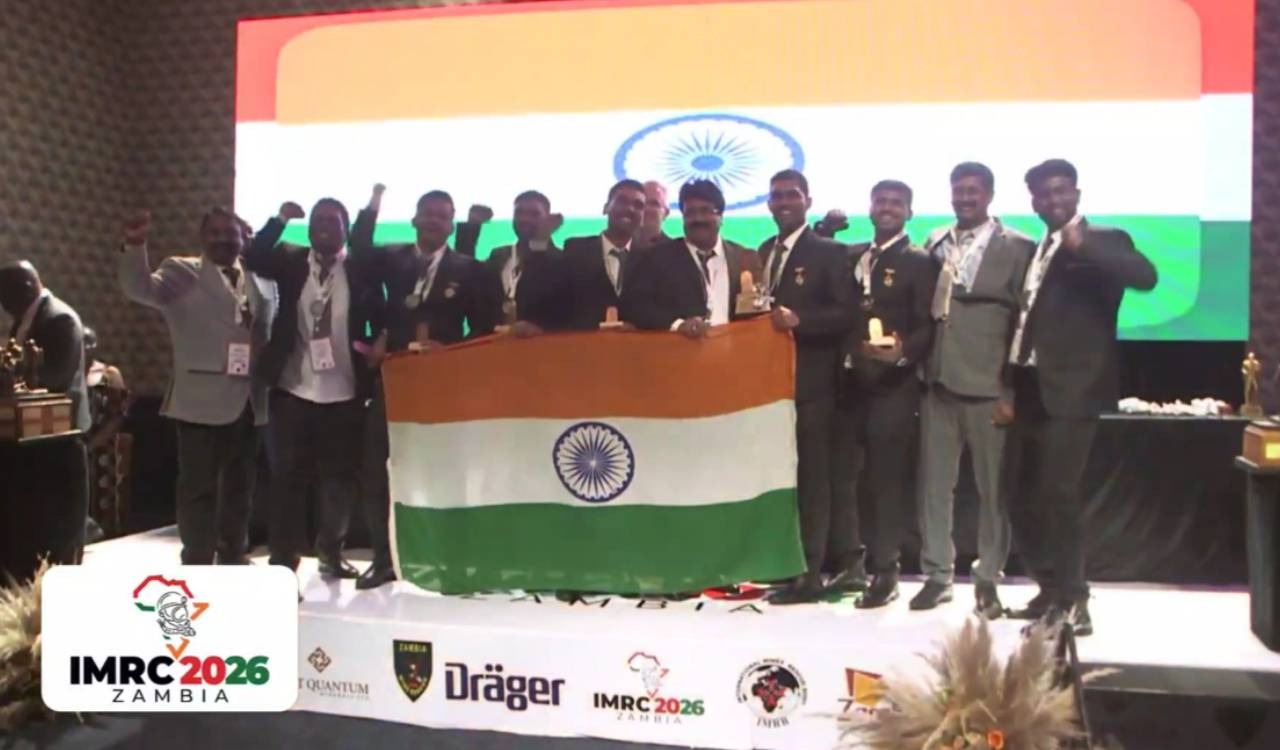 SCCL wins first prize in International Mines Rescue Competition in Zambia