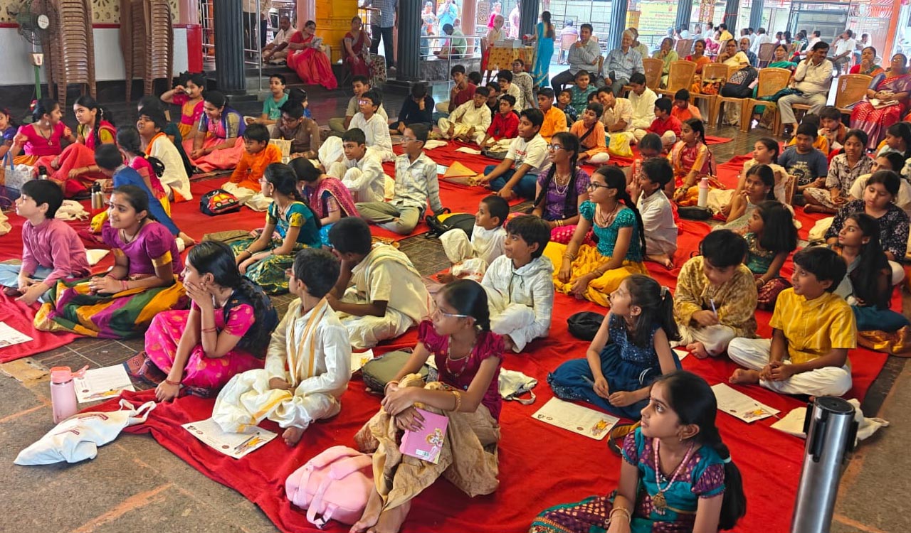 Sringeri Sharada Peetham’s ABF summer camps in Hyderabad