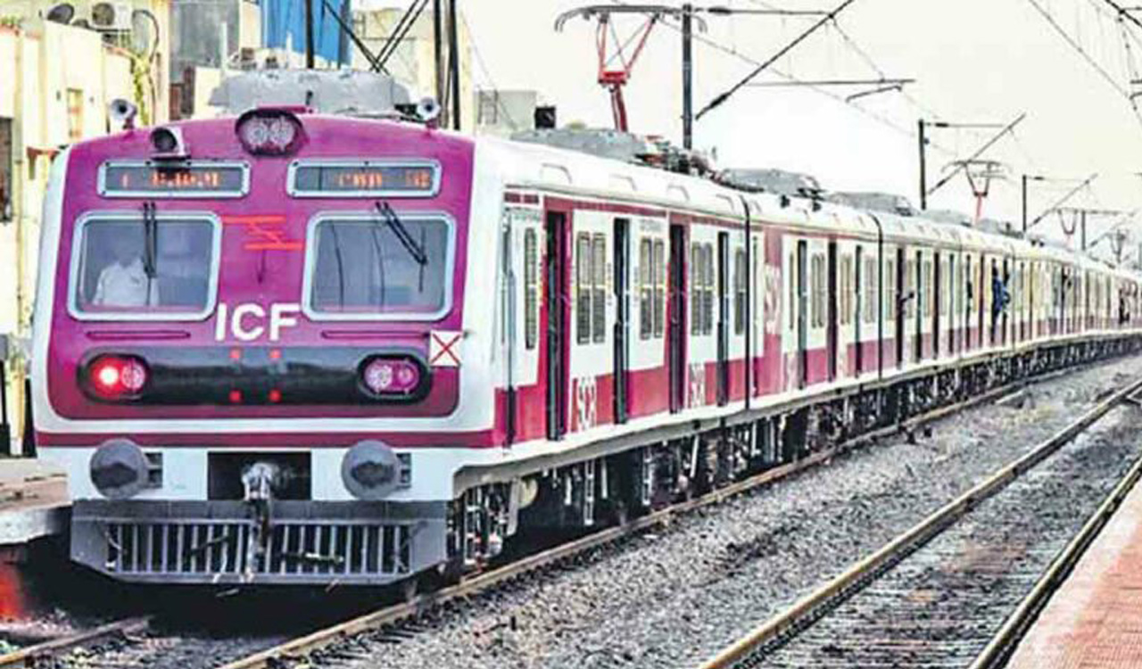 Several MMTS train services cancelled or partially cancelled in Hyderabad on May 11 and 12